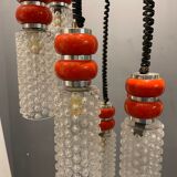 Crystal light pendant 1970s