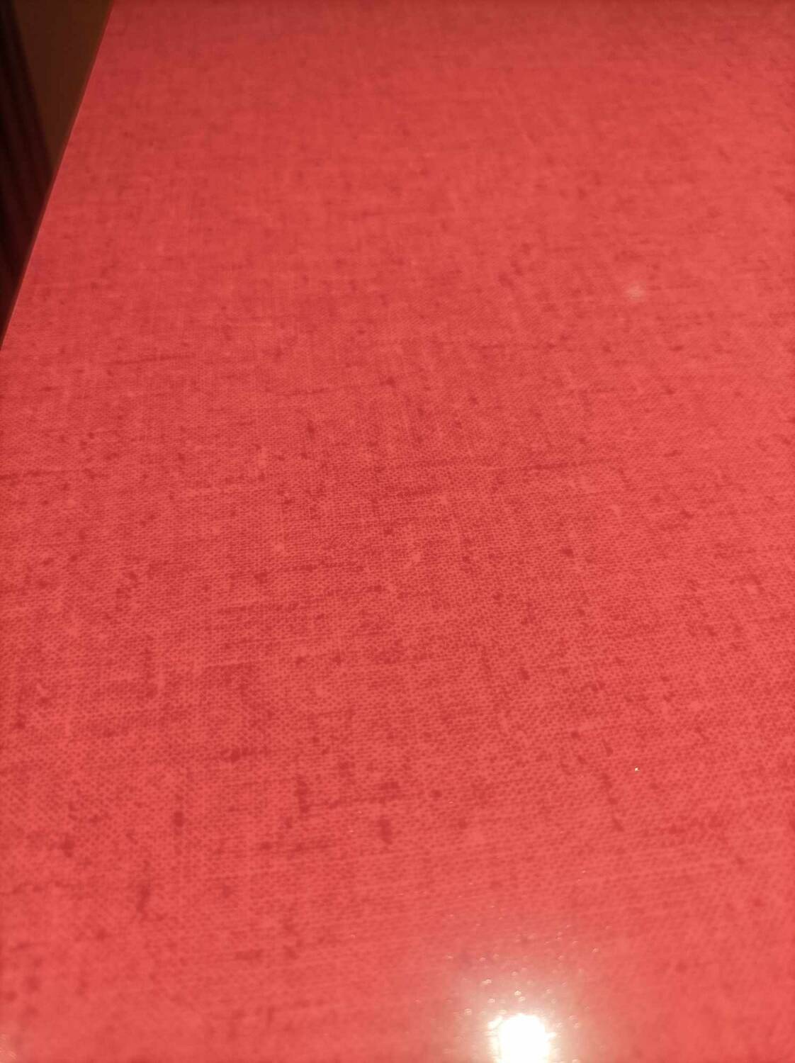 Vintage red formica table