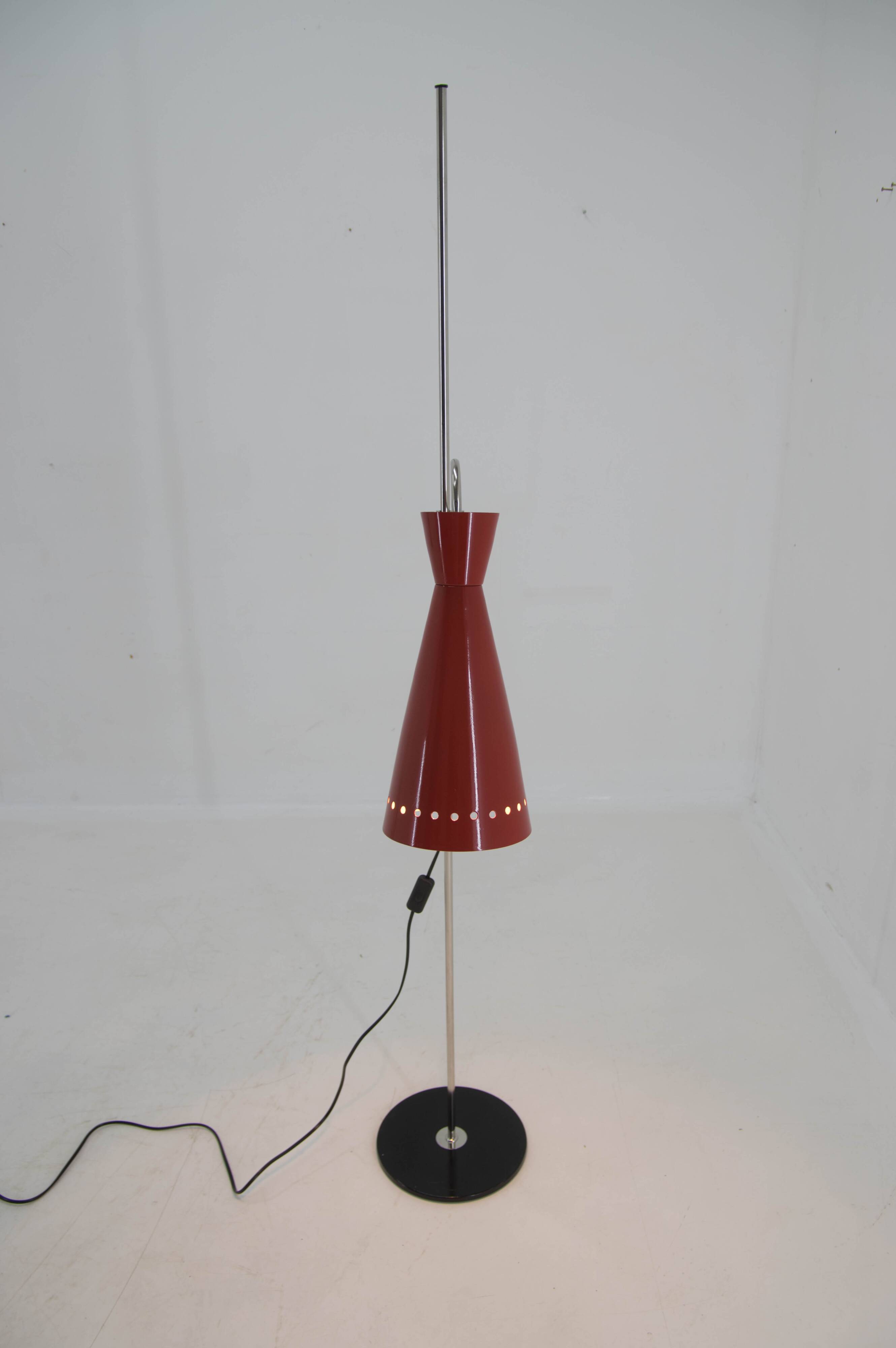Space Age Floor Lamp, Czechoslovakia, 1960s