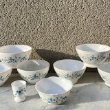 Lot Ramekin Bowls Arcopal France vintage 70s