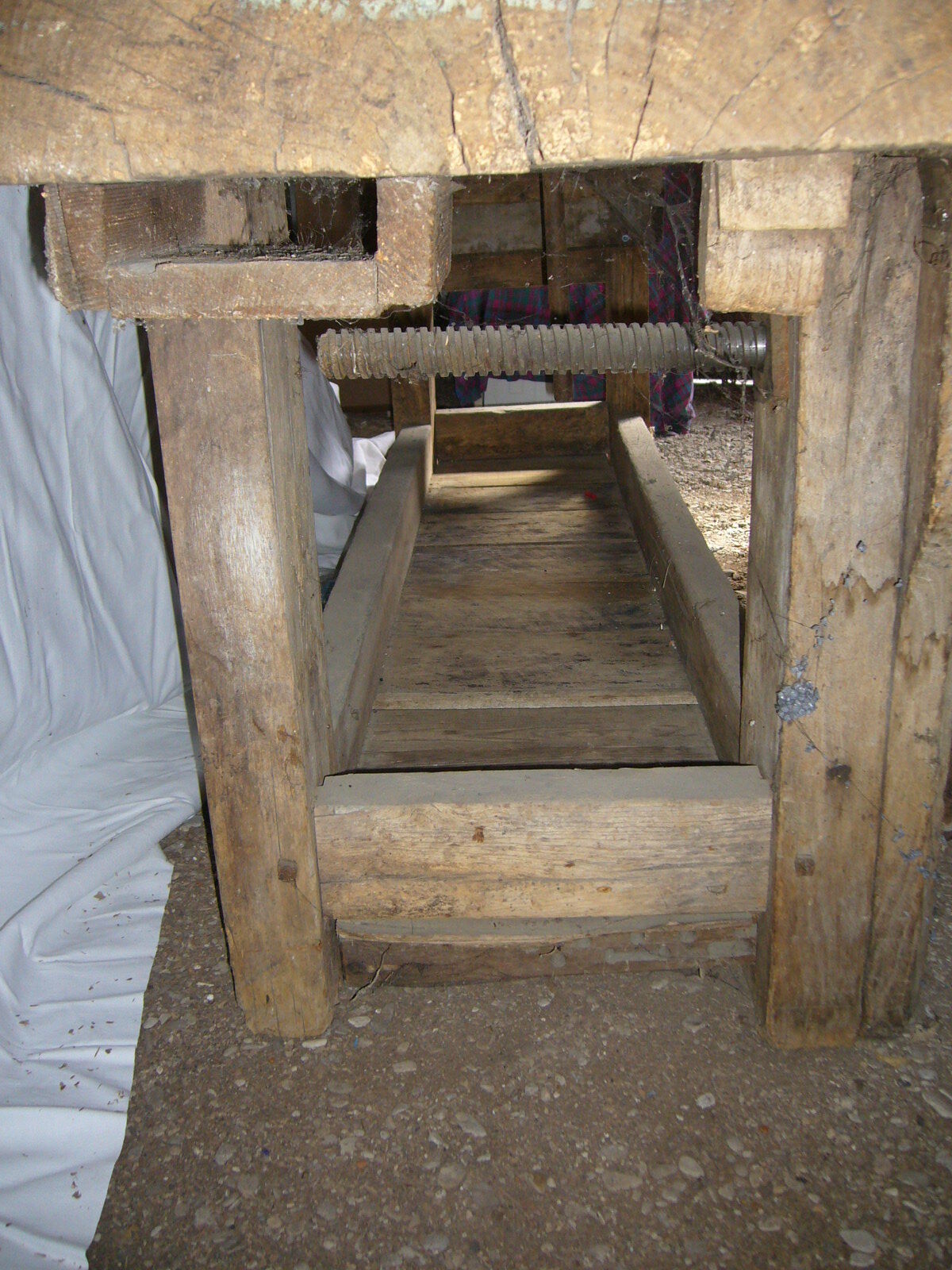Old-established with its vertical wooden noose and drawer