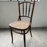 Set of 4 Fischel cane bistro chairs
