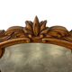Vintage baroque wooden mirror / Retro wooden wall mirror