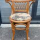 Rattan and bamboo armchair