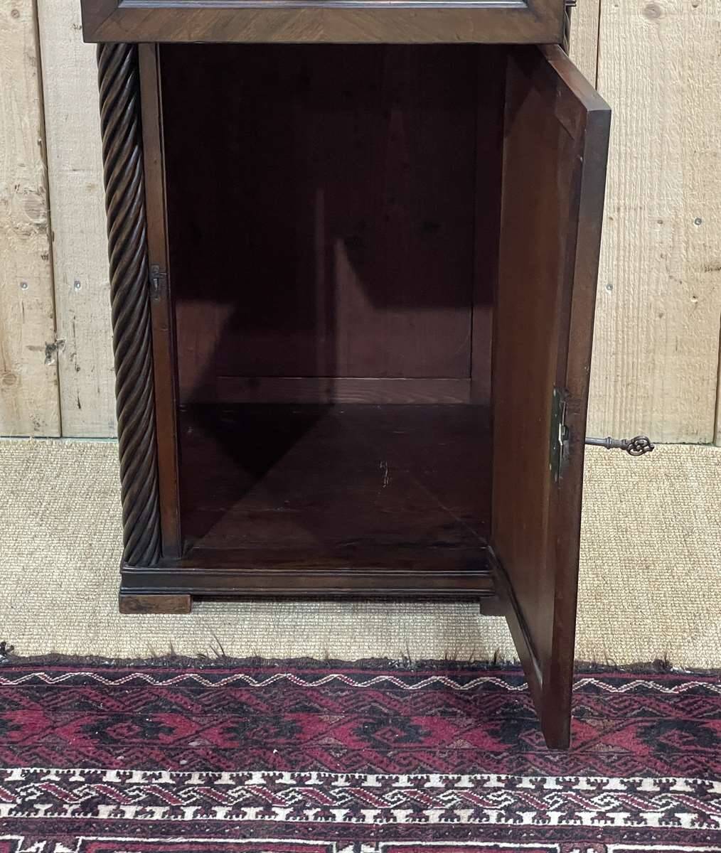 Victorian mahogany confiturier - 19th century