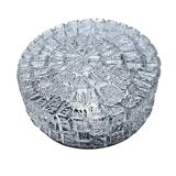 Vintage Brutalist Glass Sconce