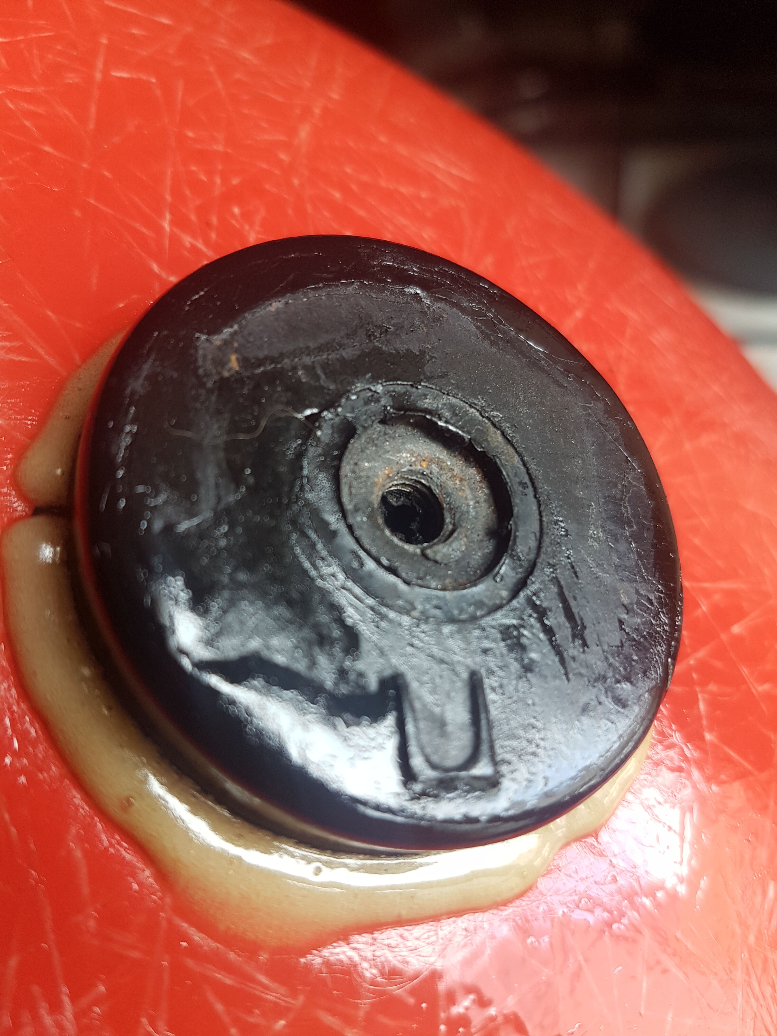 Chair DSS orange by Charles & Ray Eames for Herman Miller years 60