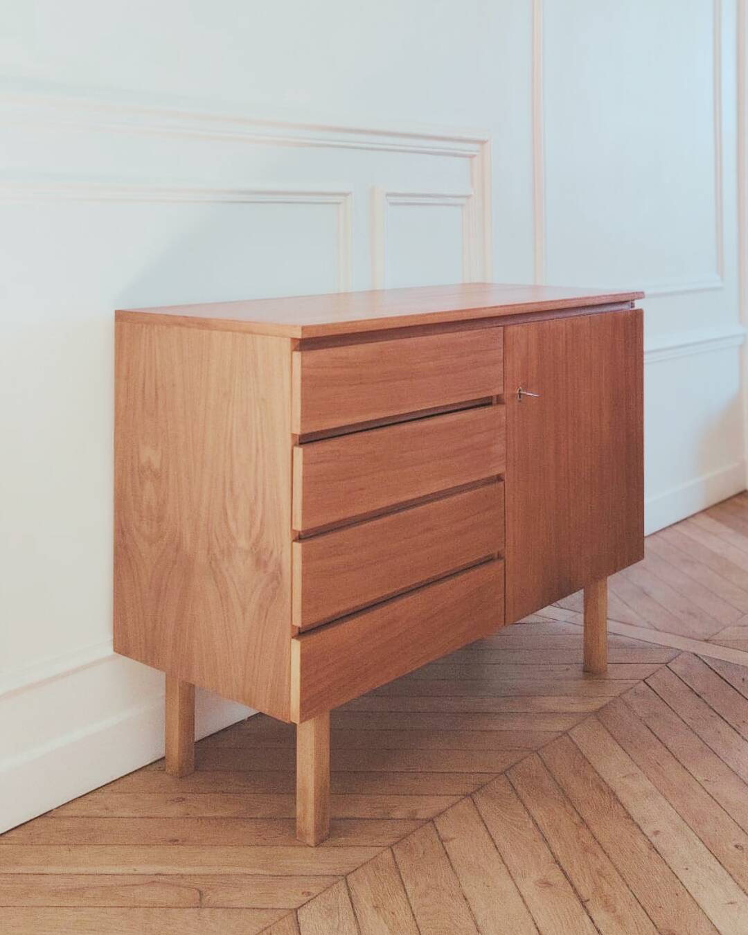 Buffet/enfilade Hölzle modernist vintage renovated, 1950s-60s
