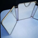 Tryptic barber mirror 1960 58x24cm