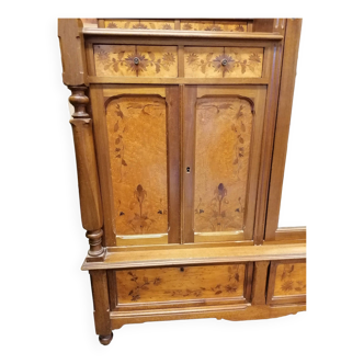 Inlaid Art Nouveau cabinet
