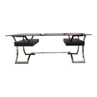 glass desk
