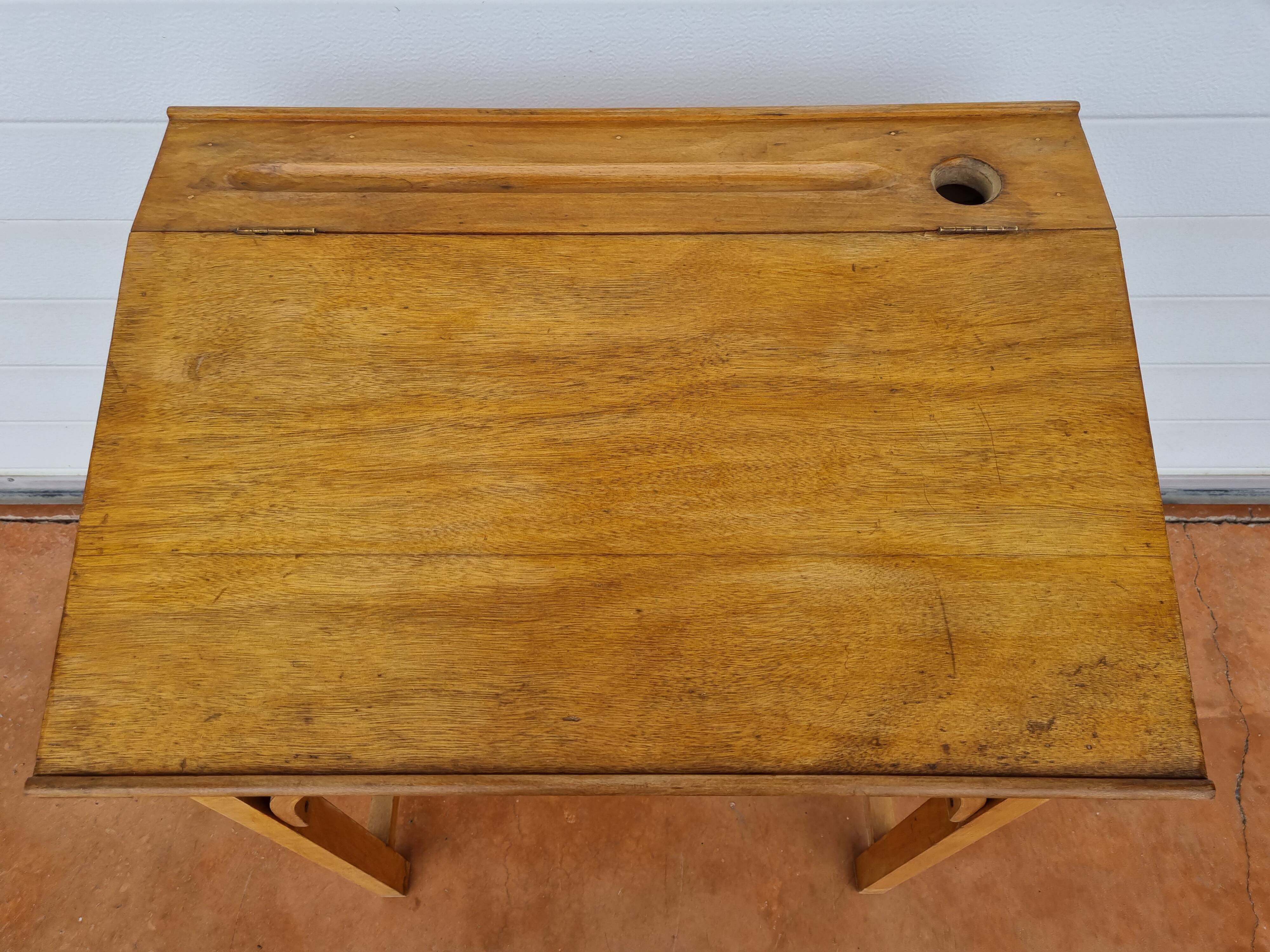 Baumann 50s vintage schoolboy desk