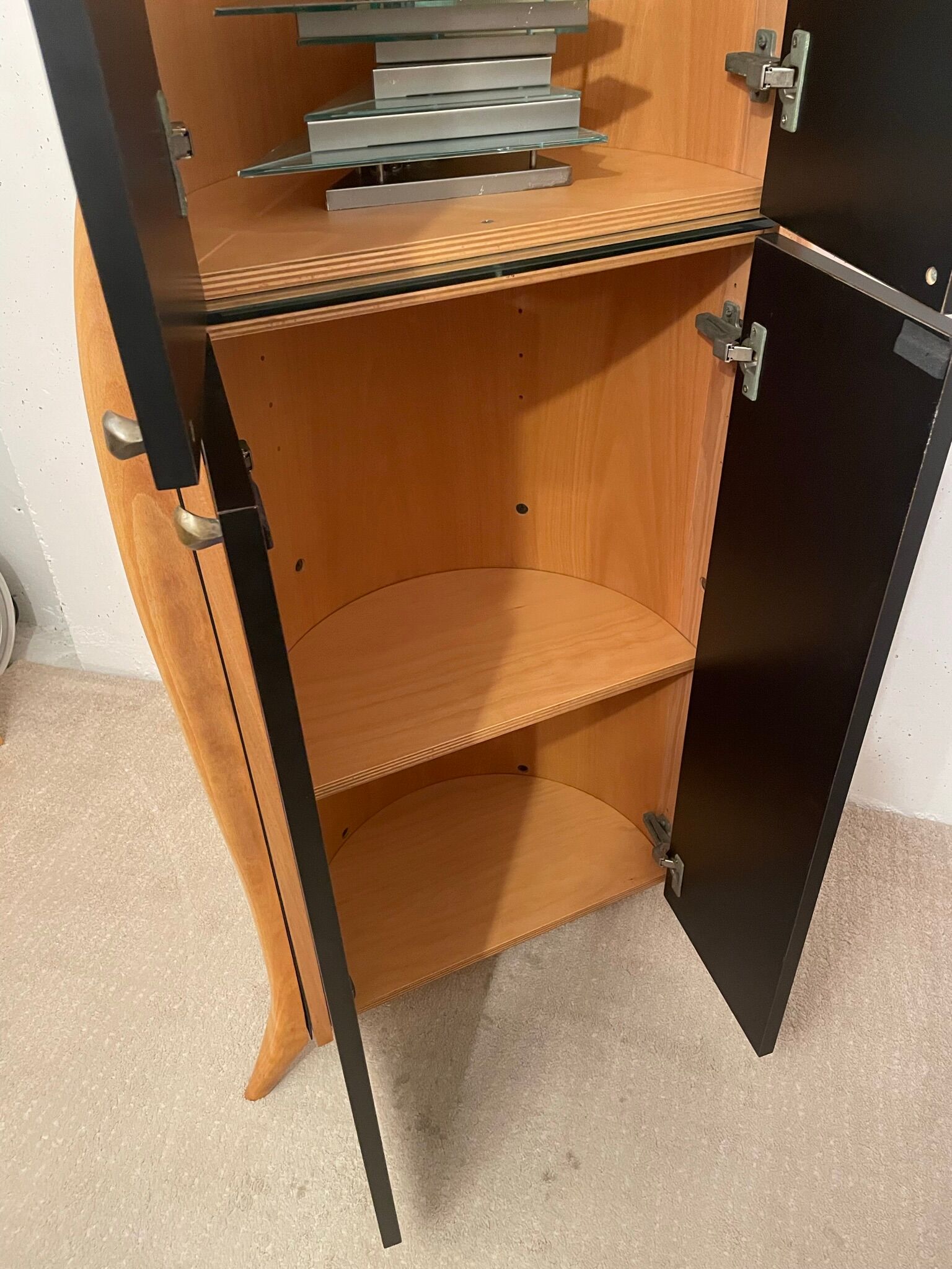 High bar cabinet 4 doors, 1980