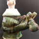 Ceramic shaped piece by Mária Sövegjártó