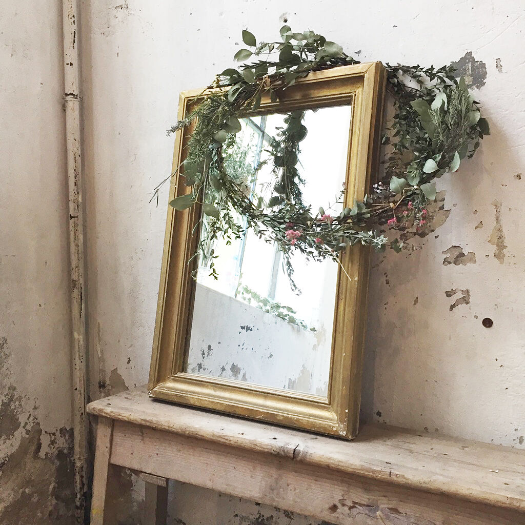 Golden rectangle mirror 79 x 53 cm