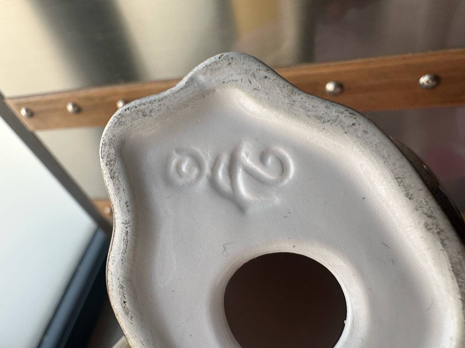 Vintage Siamese Cat Statuette - Slender Ceramic - Signed