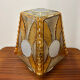 Globe glass chandelier or lamp 60s