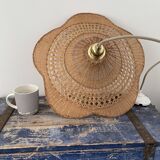 Vintage suspension in woven wicker