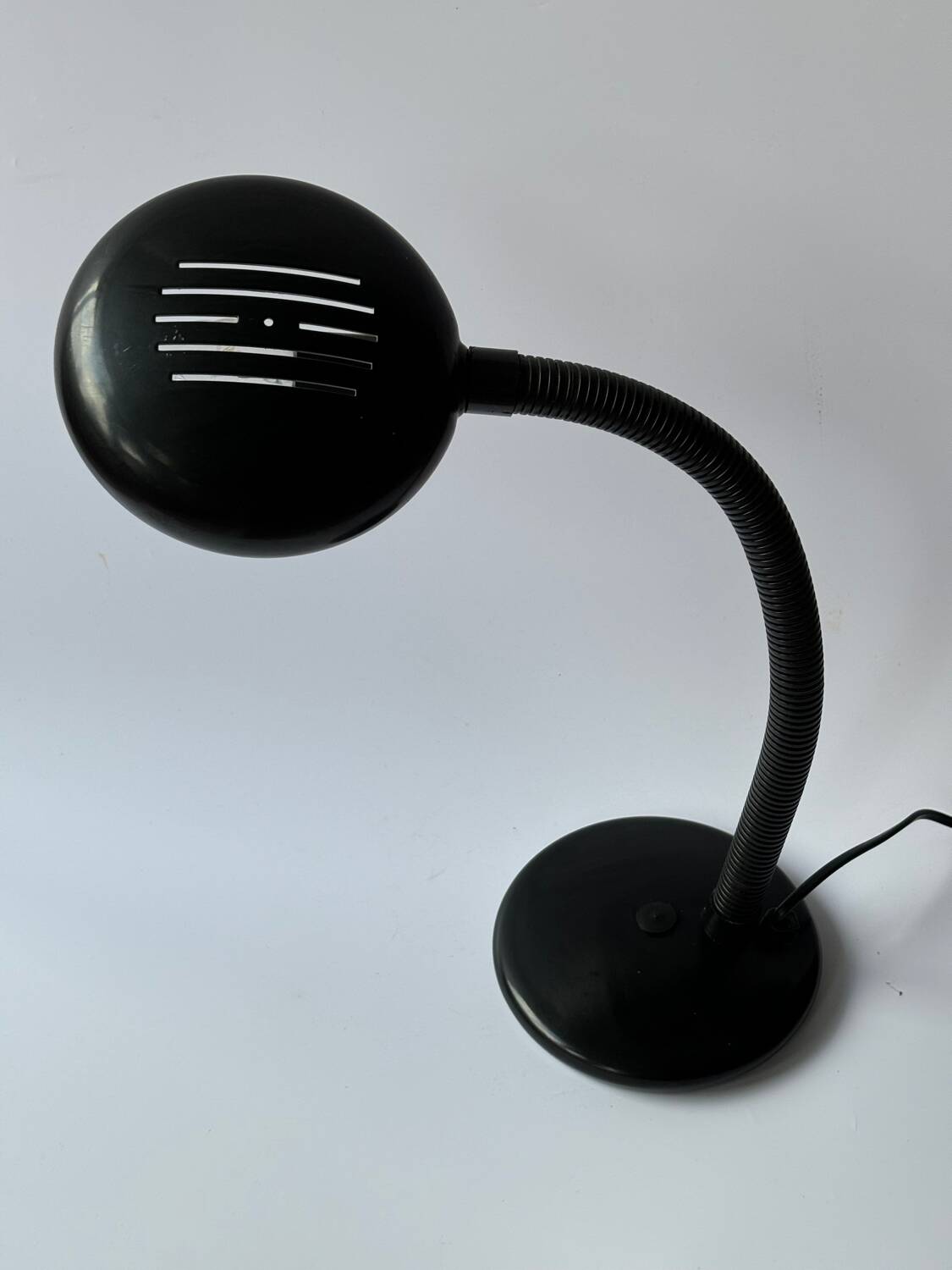 Lampe de bureau Aluminor noir 1980