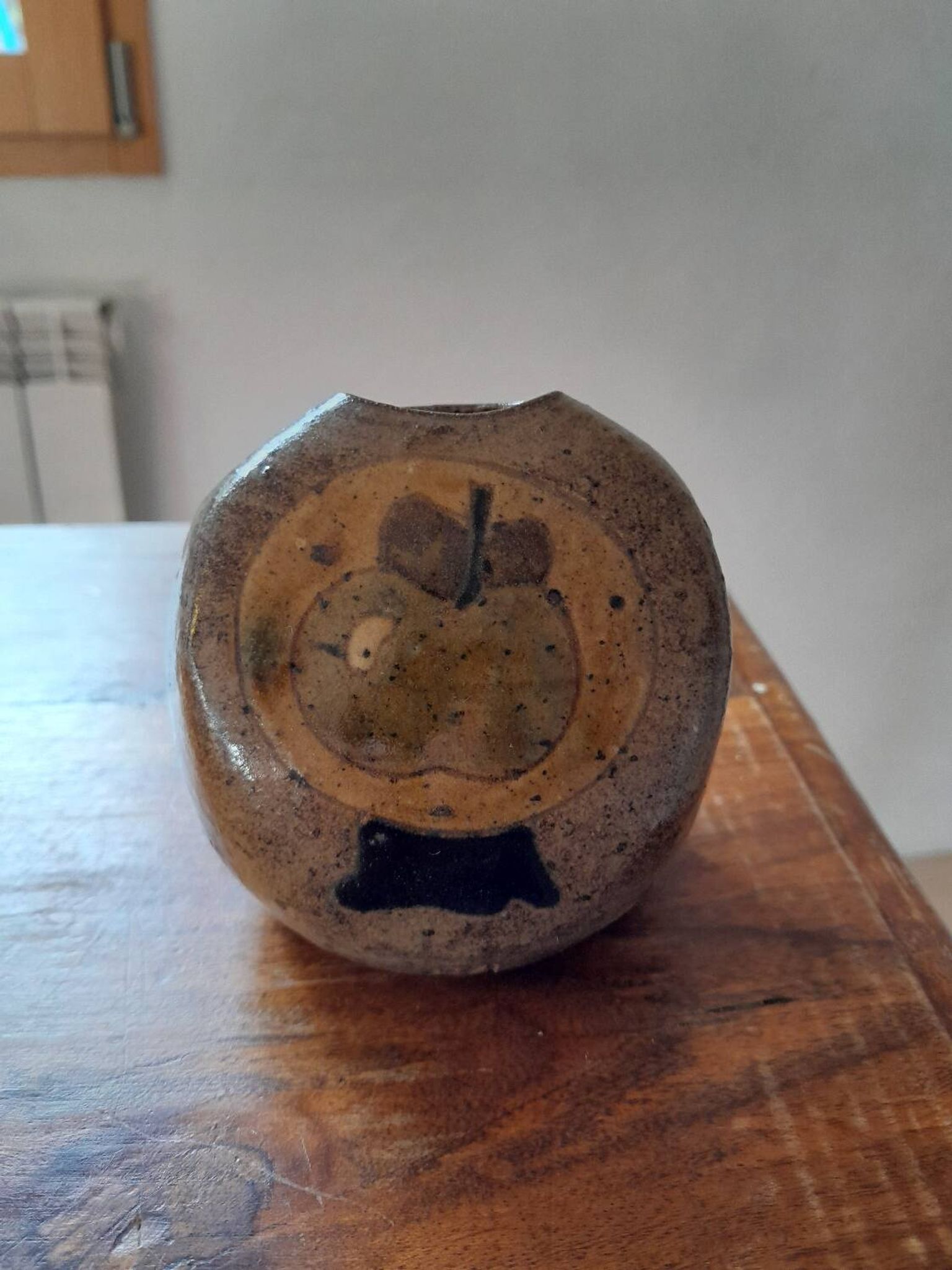 Vase pique fleur en céramique années 1970