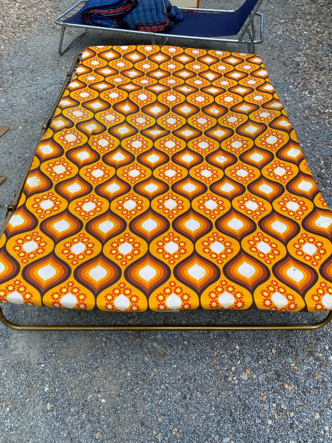 Double camp bed