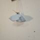 Blue opaline pendant light