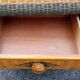 Pair of rattan bedsides