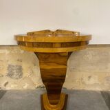 Art deco half moon console