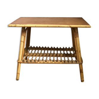 Small rattan coffee table