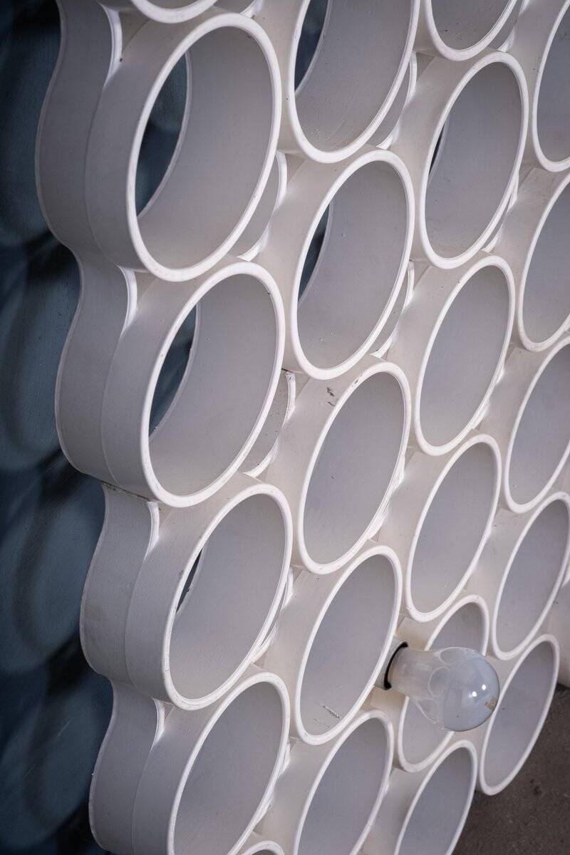 Modular Panels for Walls or Ceilings Space Age, 1970s, Set of 4