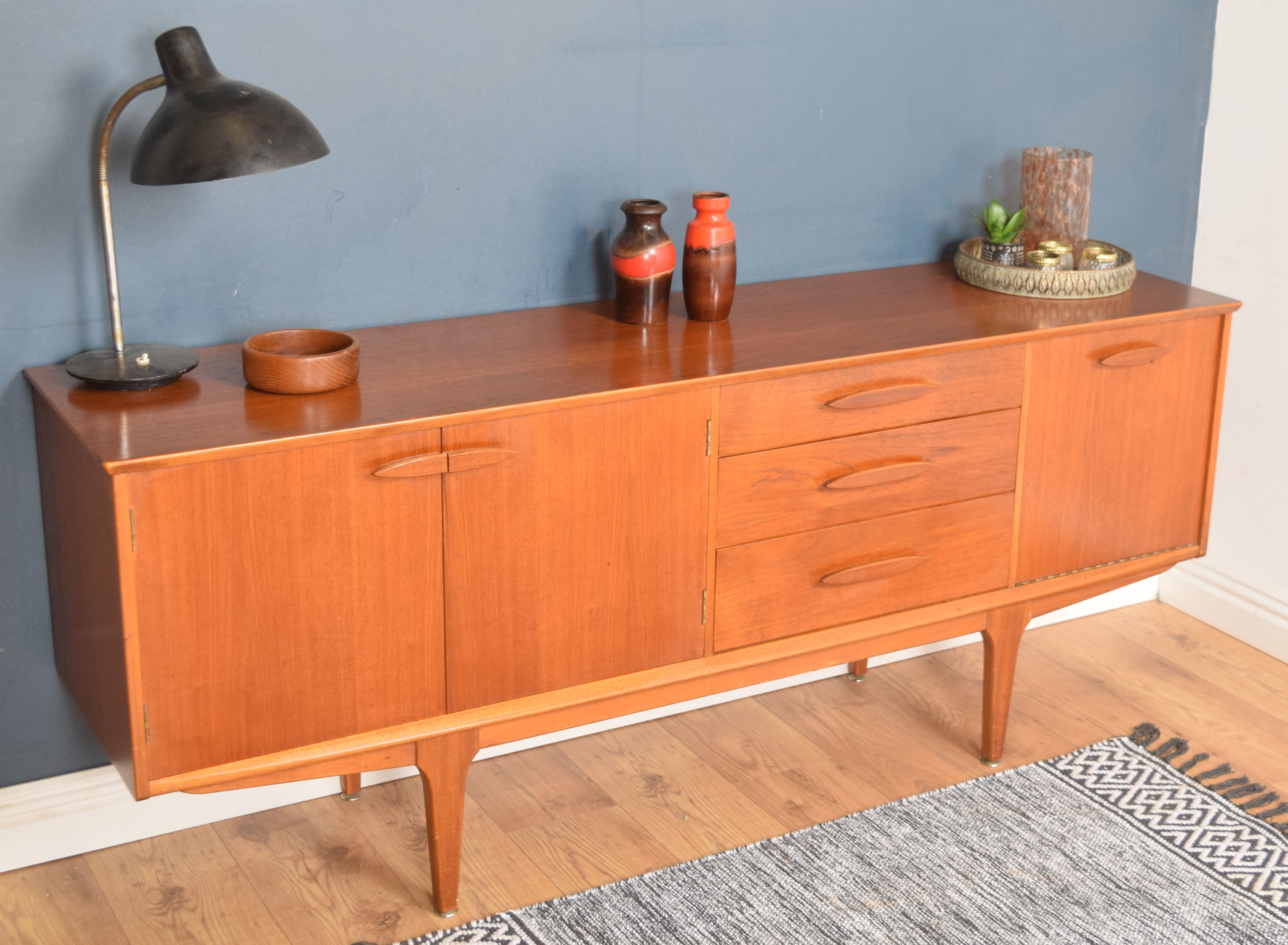 Restored Retro Teak 1960s Jentique Sideboard