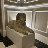 Pair of stone sphinxes