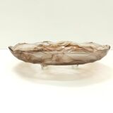 Sepia Cloud Glass Bowl or Centerpiece mod. Rotterdam by Walther & Sohne