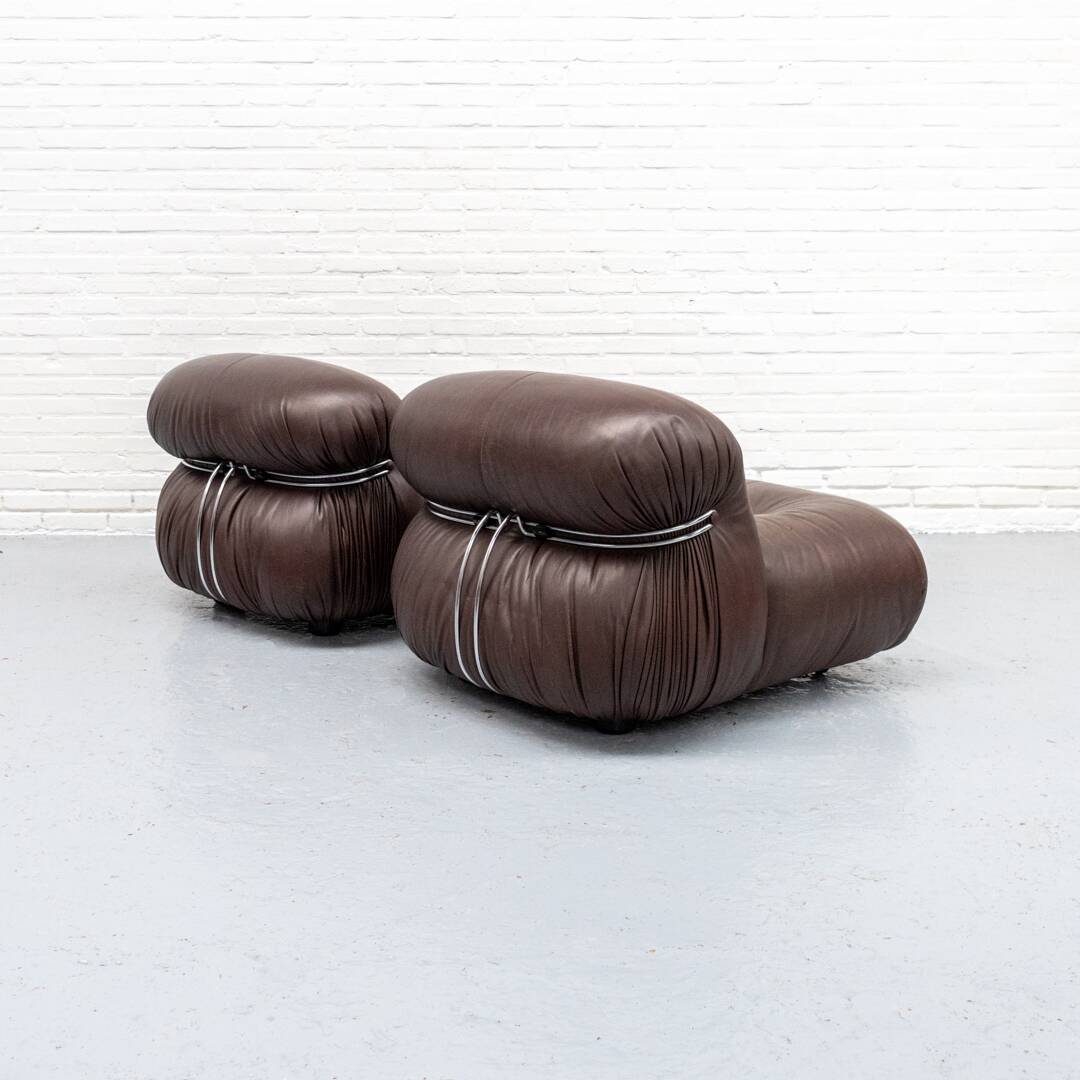 Fauteuil Soriana Afra & Tobia Scarpa Cassina années 1970