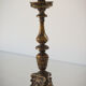 18th Century Gilded Wood Candlestick