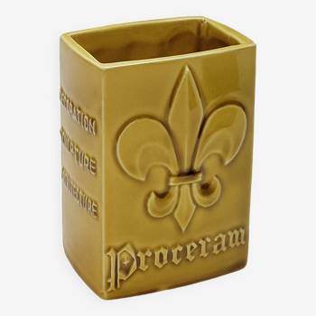 Proceram aubagne en provence advertising ceramic pot - vintage