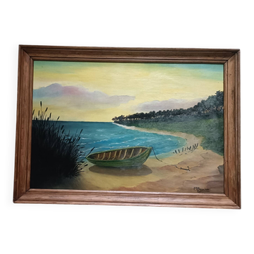 Seascape, Oil on canvas