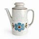 Vintage Bavaria coffee service – porcelain – blue flowers – 24 pieces – 70s