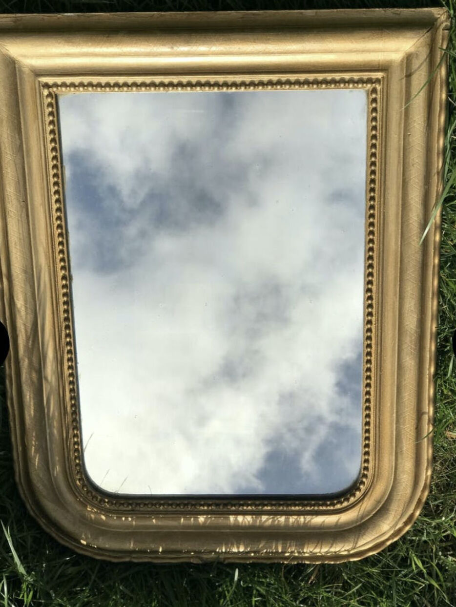Golden old mirror 63x49