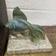 Pair of Art Deco book greenhouses "Fish"