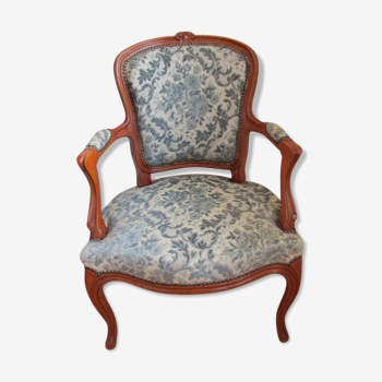 Louis XV blue style armchair