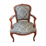 Louis XV blue style armchair