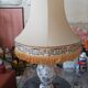 Fine porcelain bedside lamp