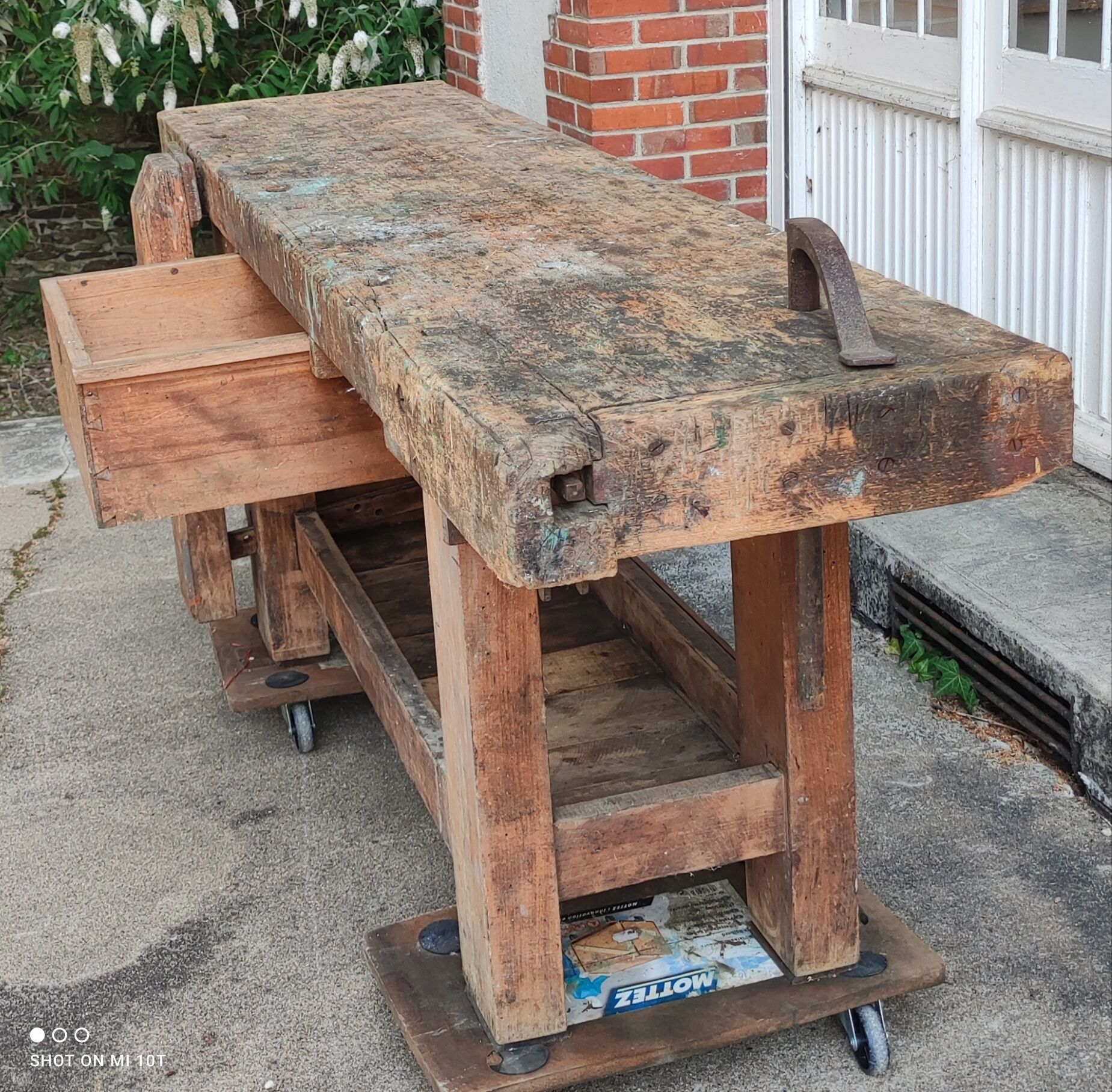 Établi ancien de métier