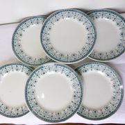 Set of 6 dessert plates from the Moulin des Loups and Hamage model Marceau 211228