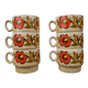 Vintage cups 70' x6 - Weidmann, Italian porcelain