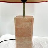 Table lamp in vintage marble