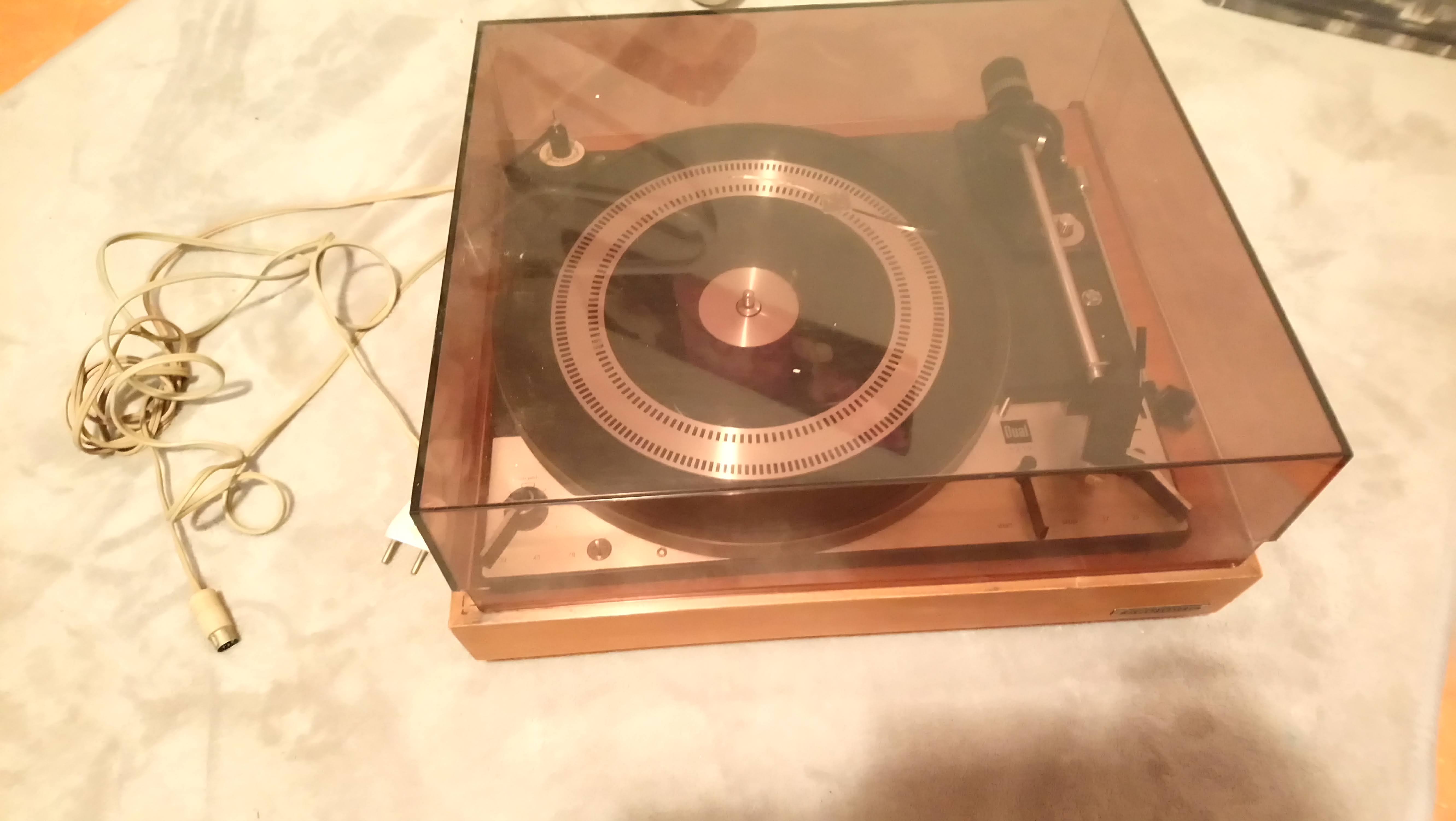 Platine Tourne-disques Grundig DUAL 1225 Avec Radio - Occasion Fonctionnelle, Vintage Mécanique