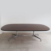 Large Wood and Aluminum Table by Charles & Ray Eames for Herman Miller, 1960s