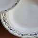 4 vintage deep plates, ironstone Saint Amand model 6000